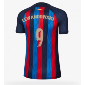 Damen Fußballbekleidung Barcelona Robert Lewandowski #9 Heimtrikot 2022-23 Kurzarm